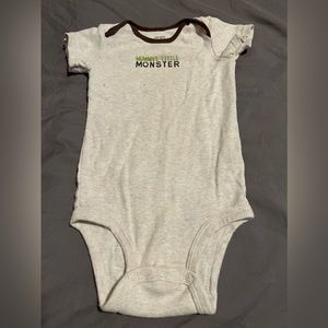For Carter’s onesie. 100% cotton.